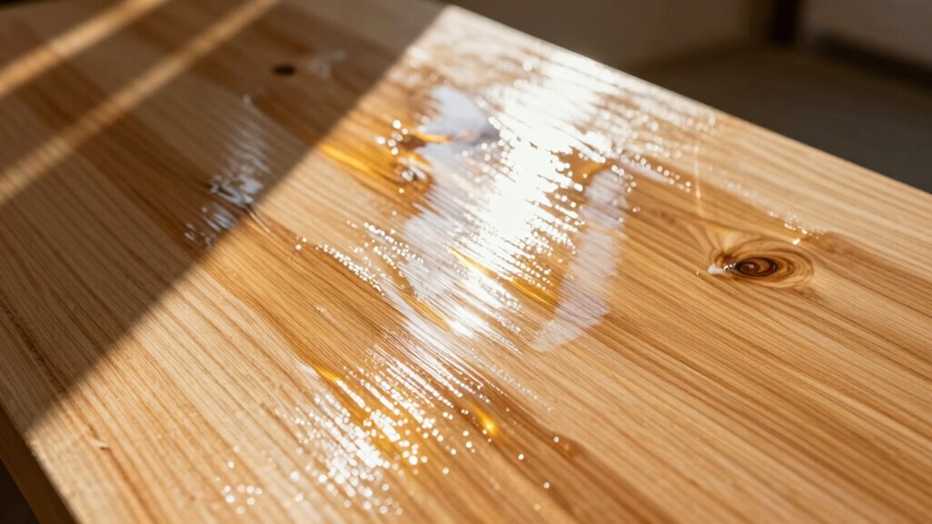 outdoor wood finish selection