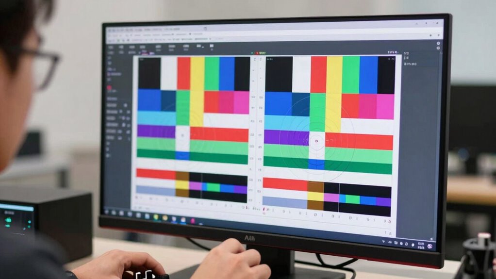 precise test card setup