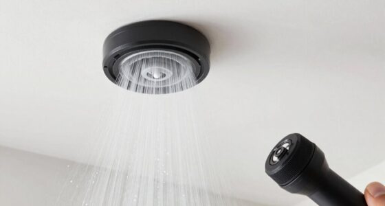 prevent ceiling spray spatter