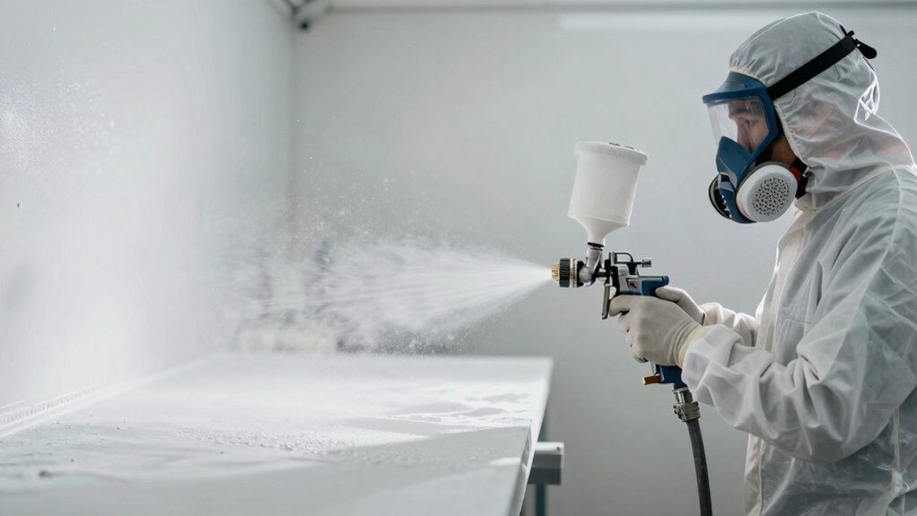 prevent overspray and splatter