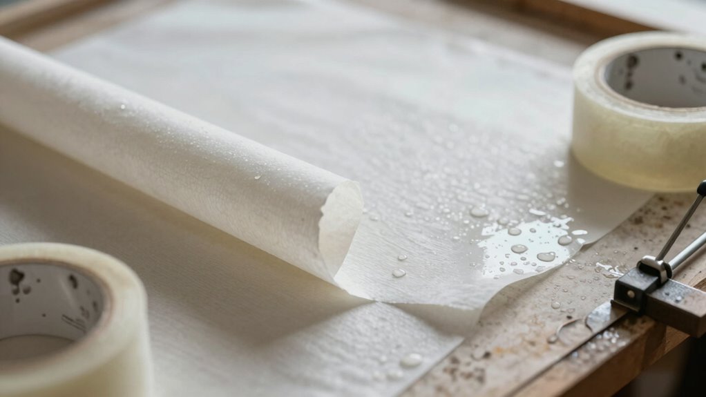 preventing humidity induced curling