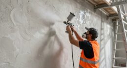 preventing shadow spots in spraying