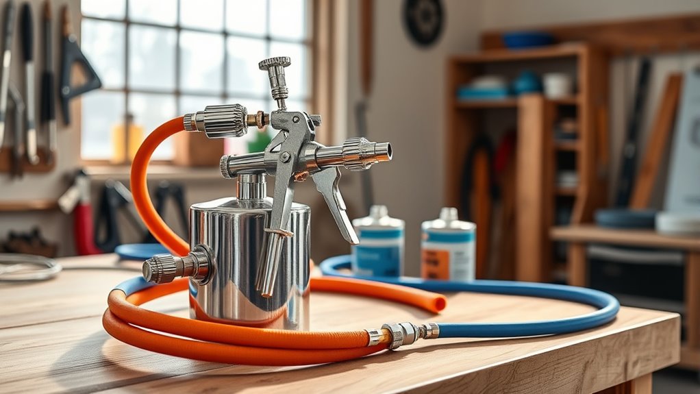 project specific spray gun features