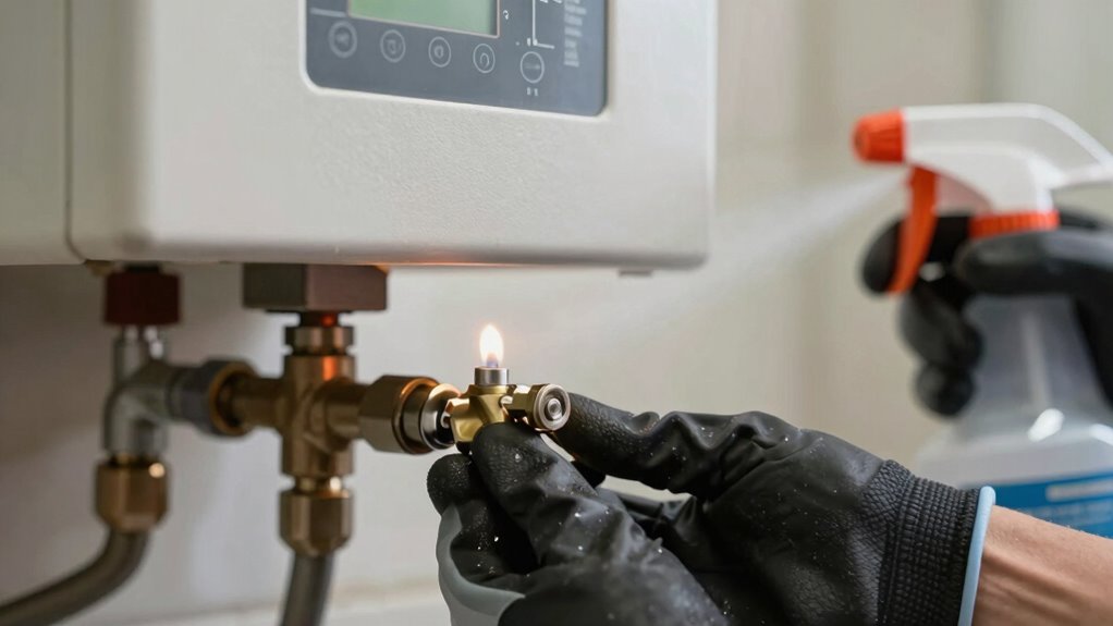 proper gas appliance shutdown