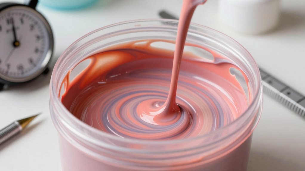 proper mixing and surface prep