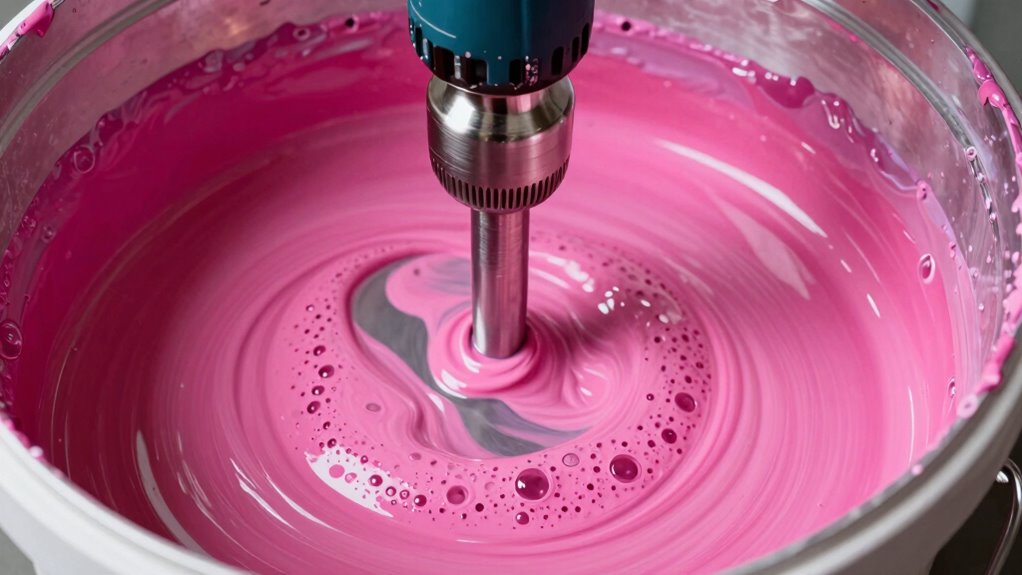 proper paint mixing prevents bubbles