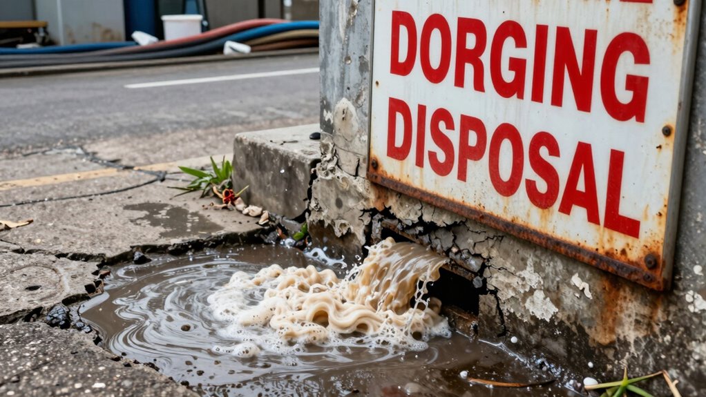 proper rinse water disposal practices