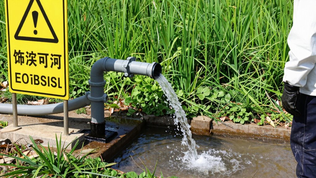 proper rinse water disposal