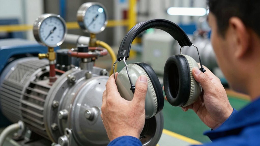 protect hearing from compressor noise