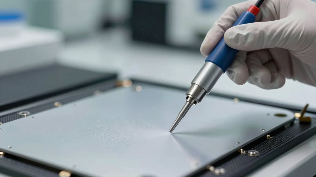 reduce static improve spraying