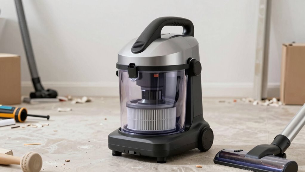 renovation debris filtration capacity