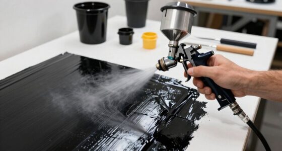 safe latex spray application