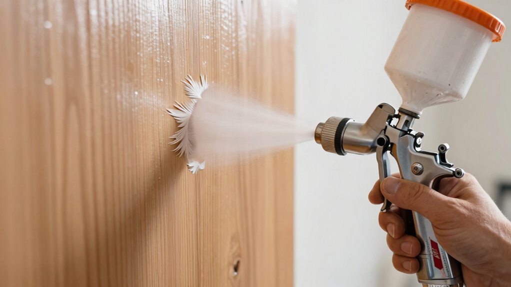 smooth even spray application