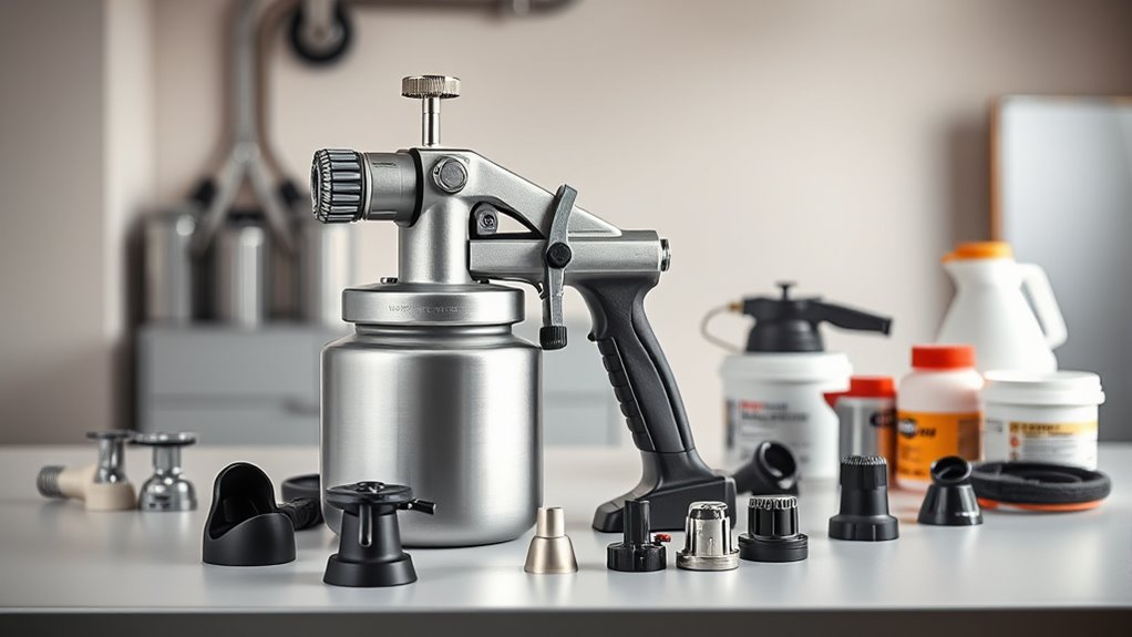 sprayer features for ceiling