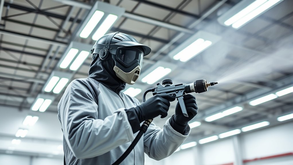 sprayer features for ceilings