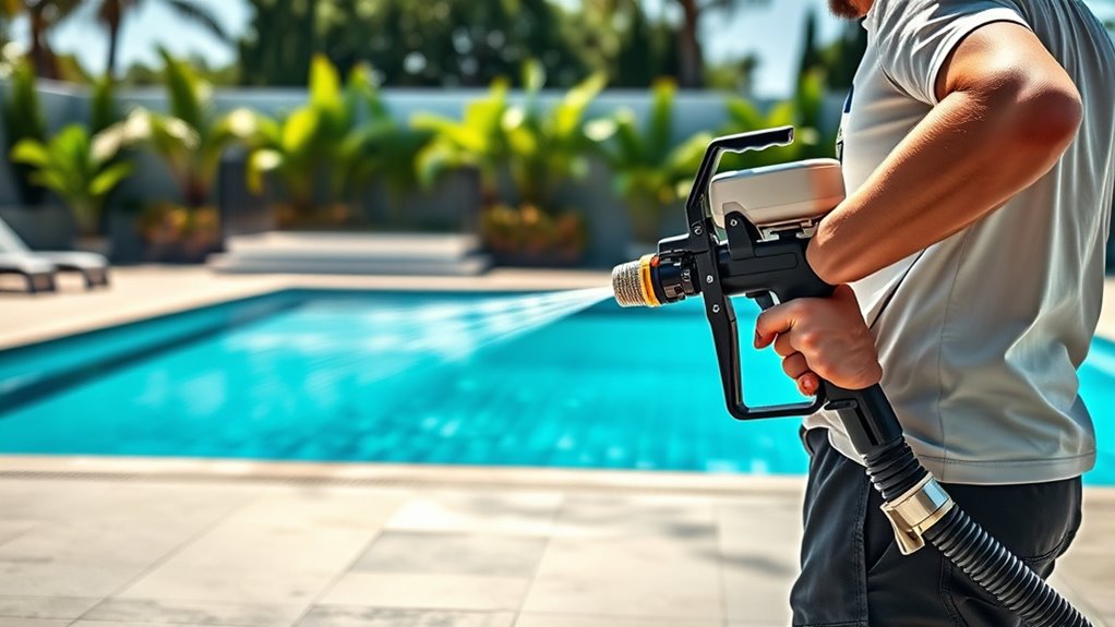 sprayer features for coating