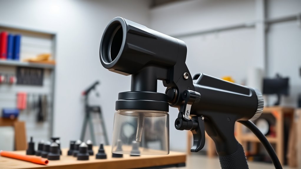 sprayer features for efficiency