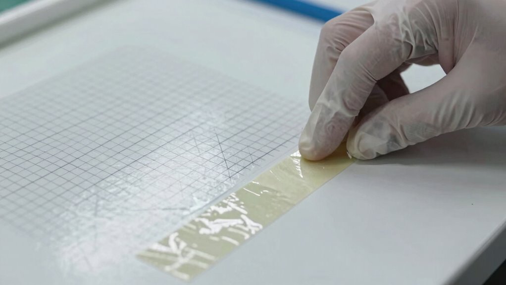 standardized adhesion testing procedure