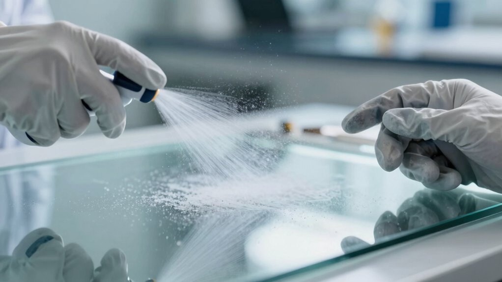 static charges increase dust adhesion