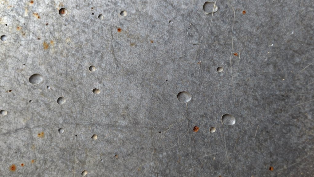 surface damage from environmental factors