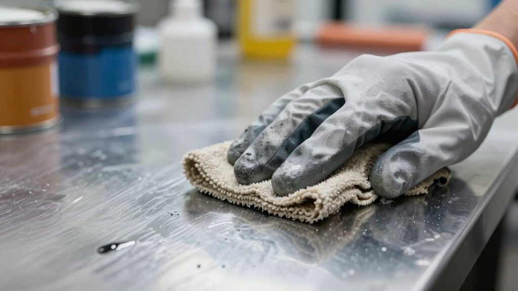 thorough cleaning and preparation