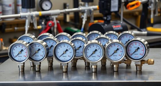 top airless sprayer gauges