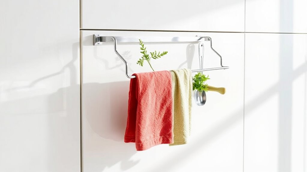 top cabinet door drying racks