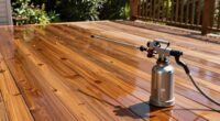 top deck staining sprayers