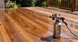 top deck staining sprayers