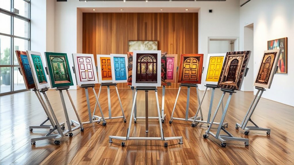 top door painting stand systems