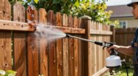 top fence staining sprayers