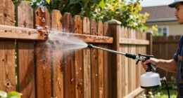 top fence staining sprayers