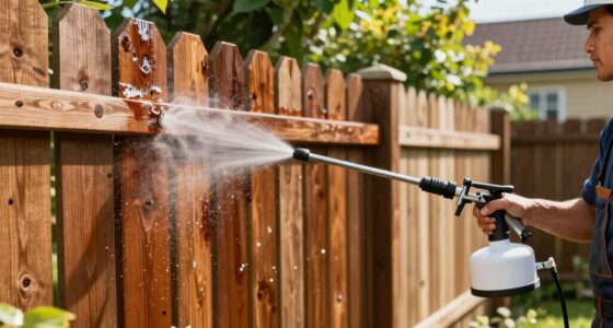 top fence staining sprayers