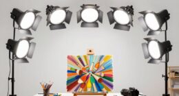 top high cri painting lights