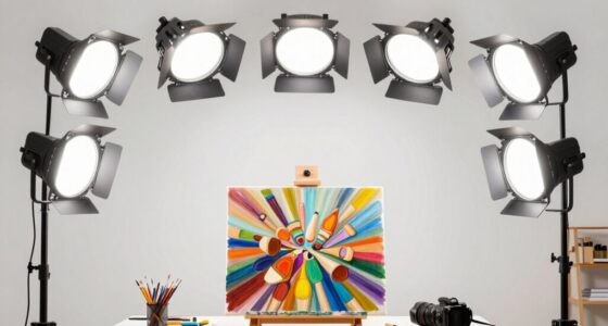 top high cri painting lights