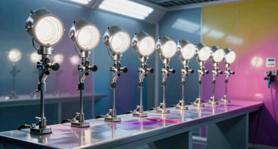 top led spray finishing lights