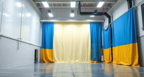 top paint booth curtain options