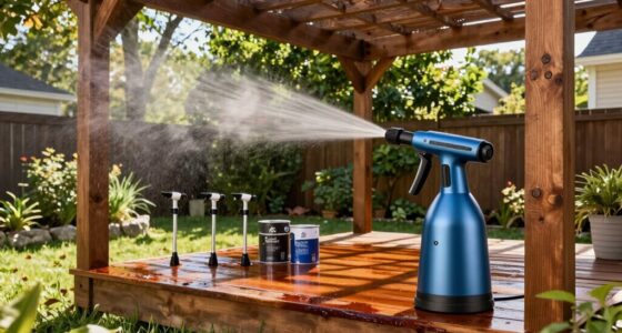top pergola staining sprayers
