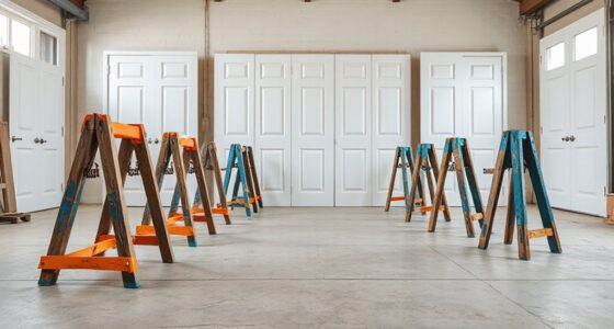 top sawhorses for door painting