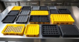 top solvent spill containment trays