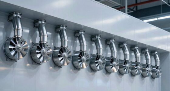 top spray booth duct fans