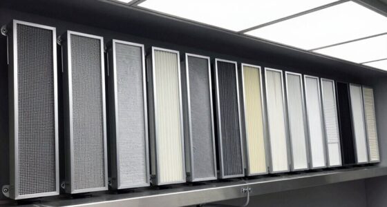 top spray booth intake filters