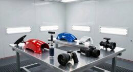 top spray booth lighting kits
