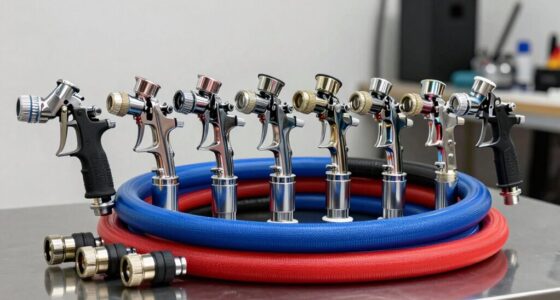 top spray gun hose kits