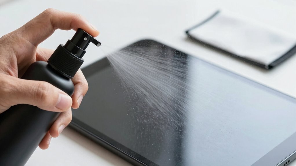 use anti static sprays correctly