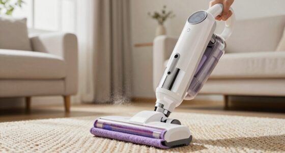 vacuum before tackling dust