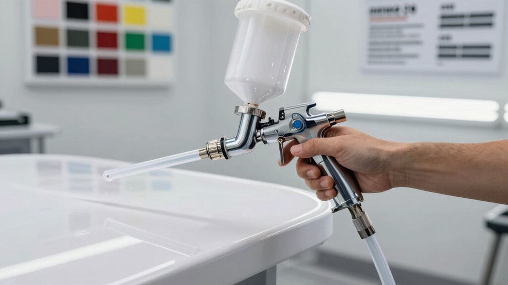 waterborne lacquer spray considerations