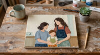 Estefania Ajcip’s Sculptural Paintings Unite The Memories Of A Separated Family