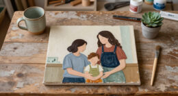 Estefania Ajcip’s Sculptural Paintings Unite The Memories Of A Separated Family