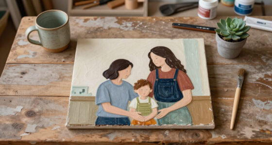 Estefania Ajcip’s Sculptural Paintings Unite The Memories Of A Separated Family